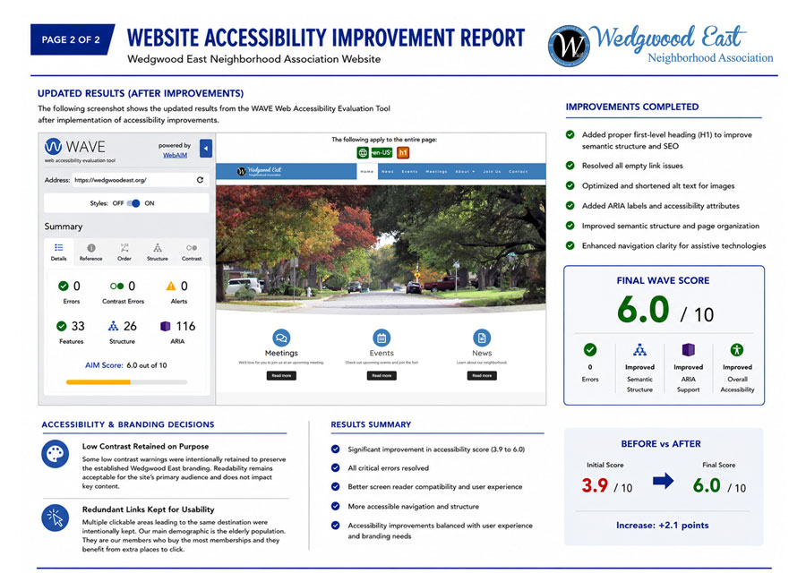 Accessibility Report