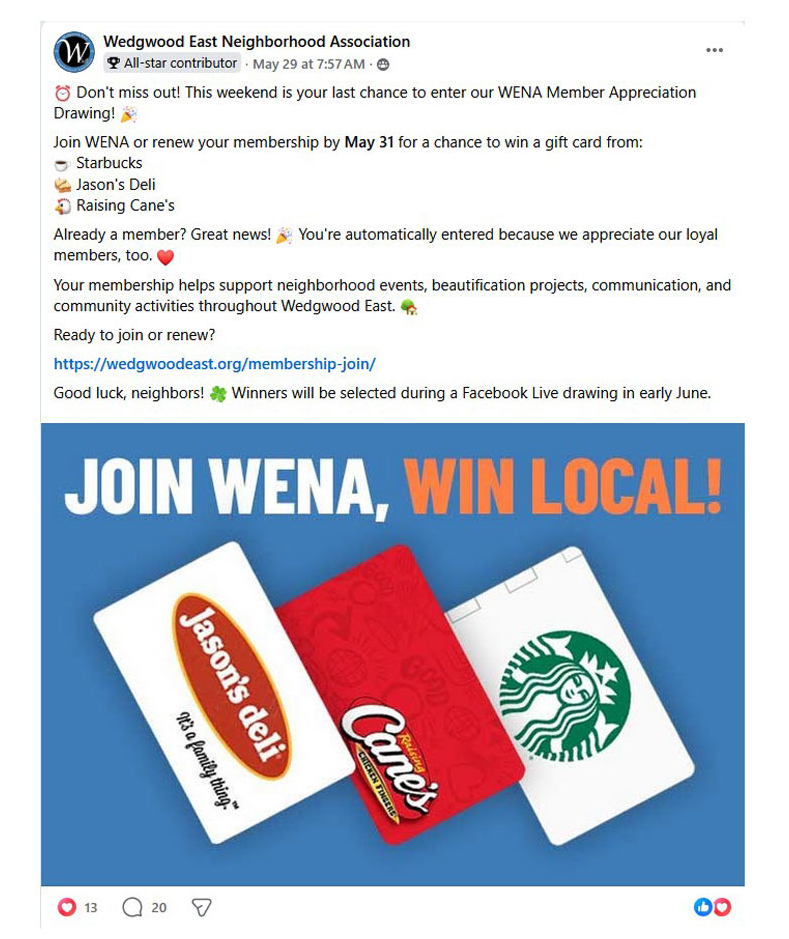 Membership Growth Campaign