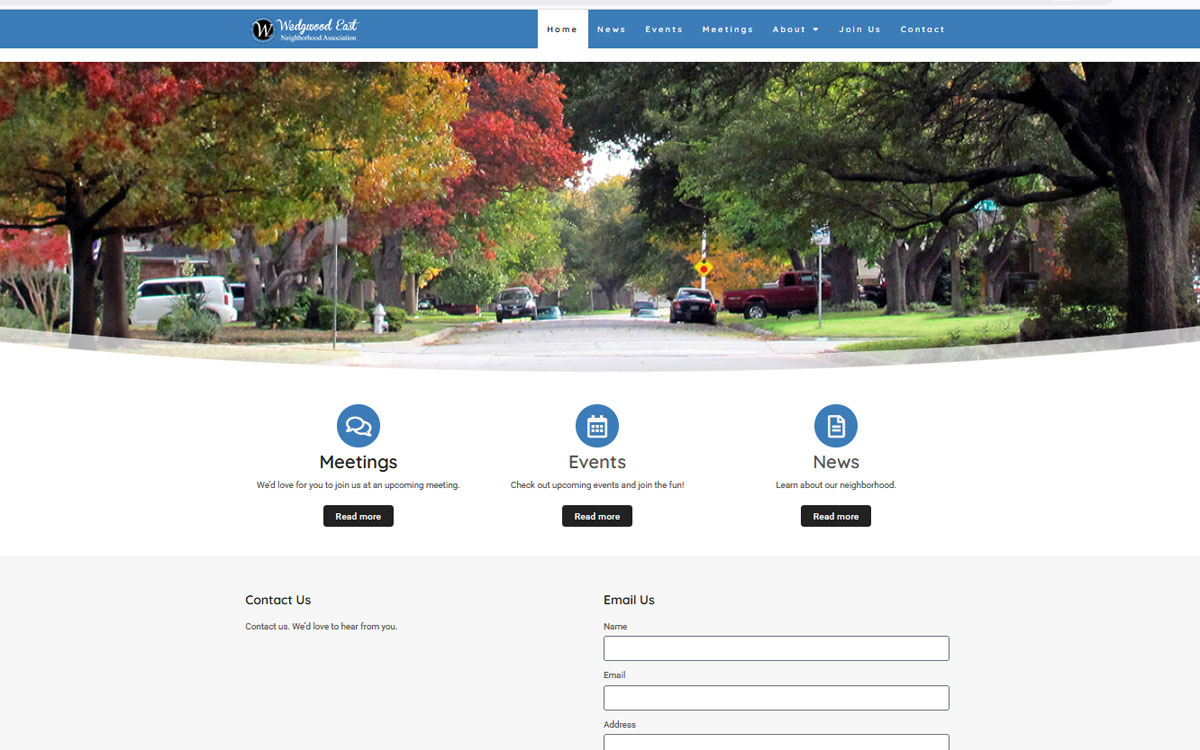 Wedgwood East Homepage